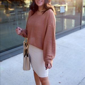 Camel sweater